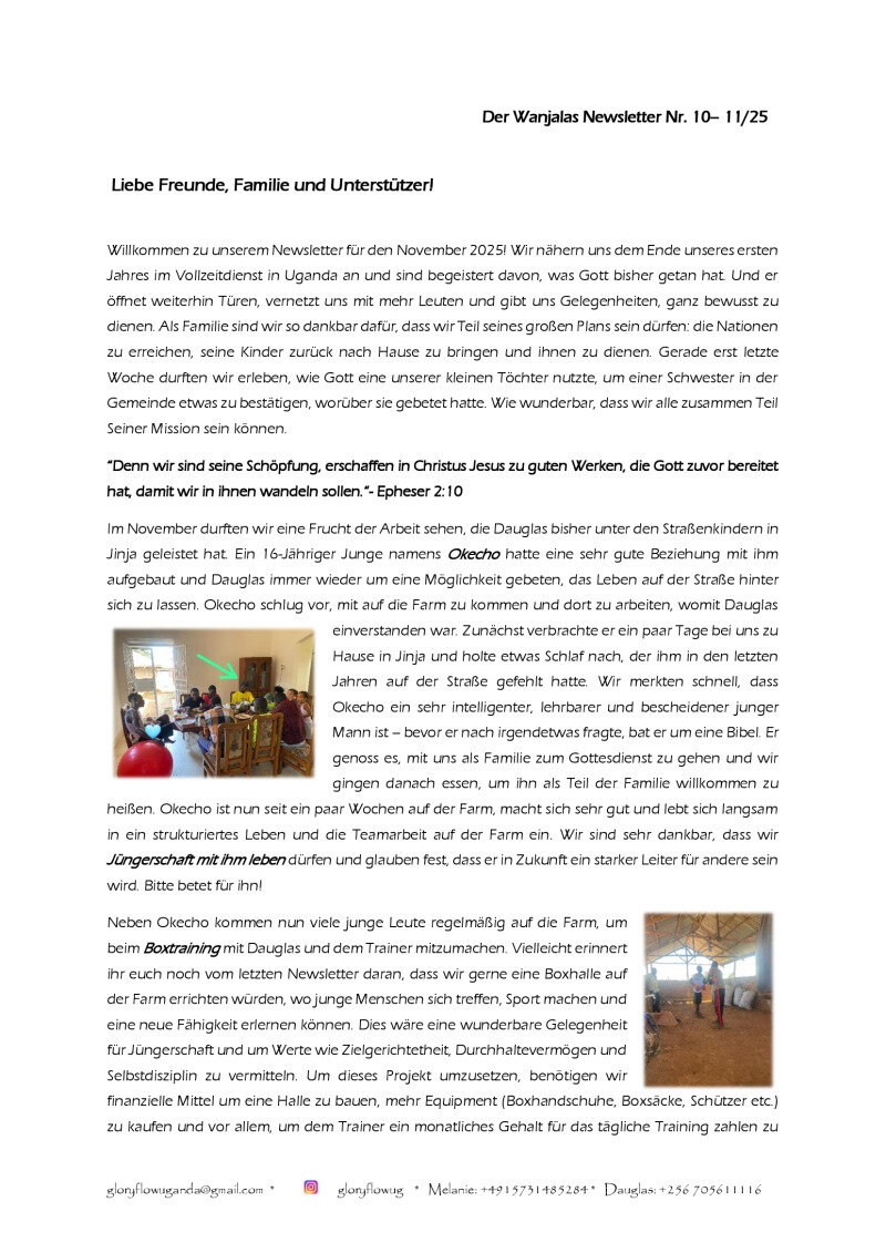 Unser aktueller Newsletter